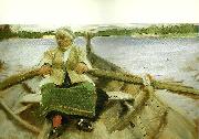 Anders Zorn kyrkfard France oil painting artist